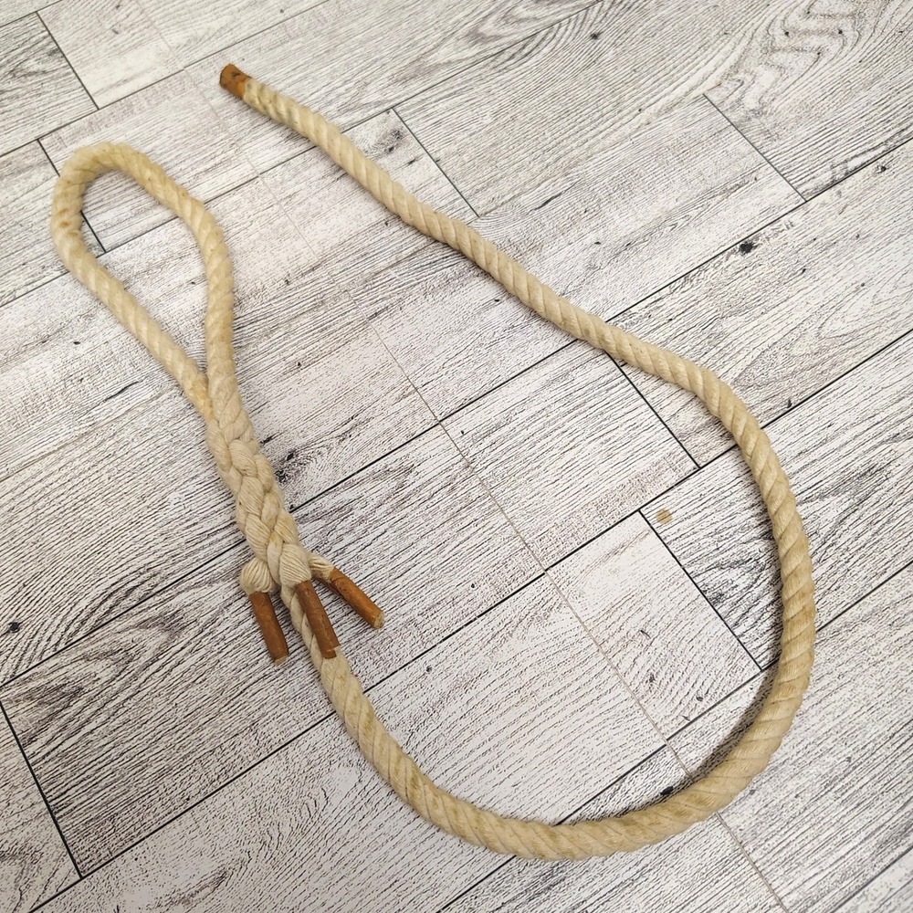 Western Braided Rope Loop - Rustic Farmhouse Decor‎ Cowboy Ranch Accent - 25"